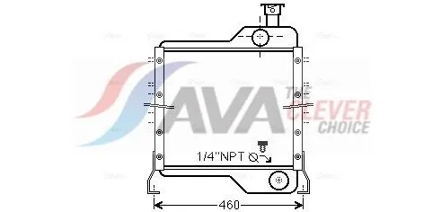 Radiator, engine cooling