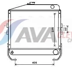 Radiator, engine cooling