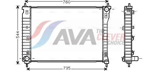Radiator, engine cooling