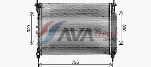 Radiator, engine cooling