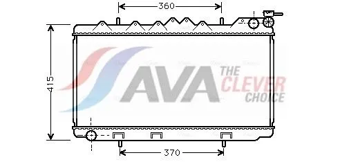 Radiator, engine cooling
