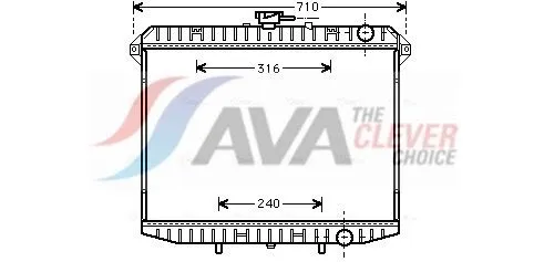 Radiator, engine cooling