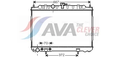 Radiator, engine cooling