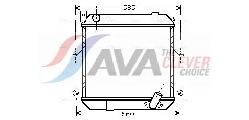 Radiator, engine cooling