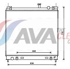 Radiator, engine cooling