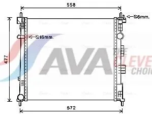 Radiator, engine cooling