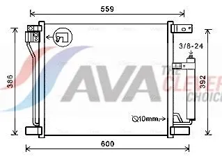 Condenser, air conditioning