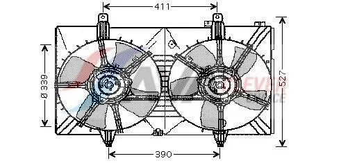 Fan, engine cooling