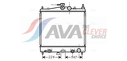 Radiator, engine cooling