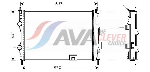 Radiator, engine cooling