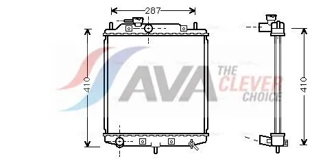 Radiator, engine cooling