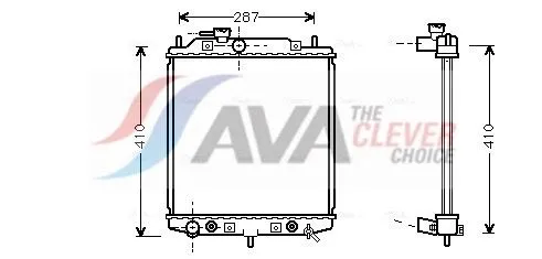 Radiator, engine cooling