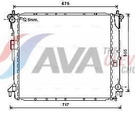 Radiator, engine cooling