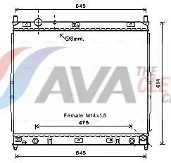 Radiator, engine cooling