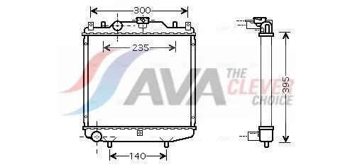 Radiator, engine cooling