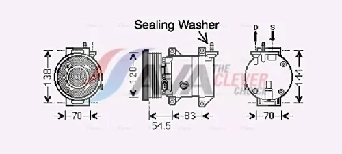 Compressor, air conditioning
