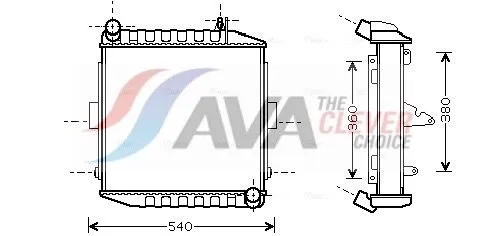 Radiator, engine cooling