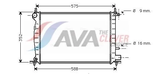 Radiator, engine cooling