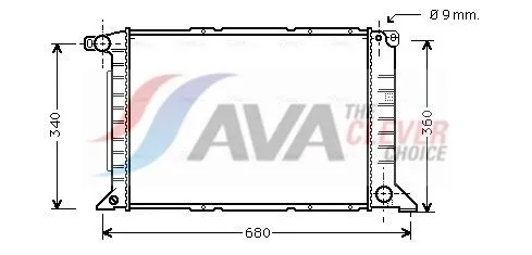 Radiator, engine cooling