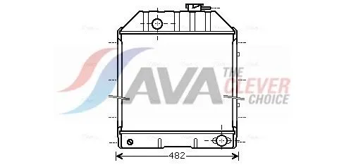 Radiator, engine cooling