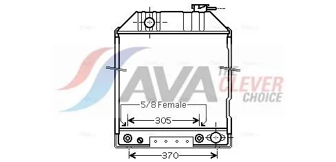 Radiator, engine cooling