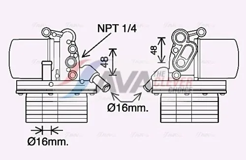 Oil Cooler, engine oil