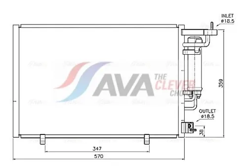 Condenser, air conditioning