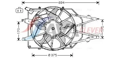 Fan, engine cooling