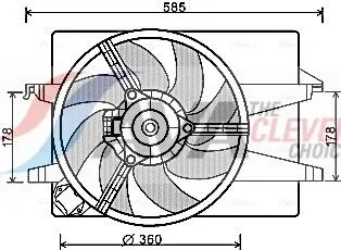 Fan, engine cooling