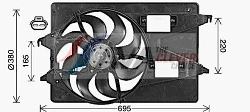 Fan, engine cooling