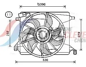 Fan, engine cooling