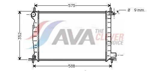 Radiator, engine cooling