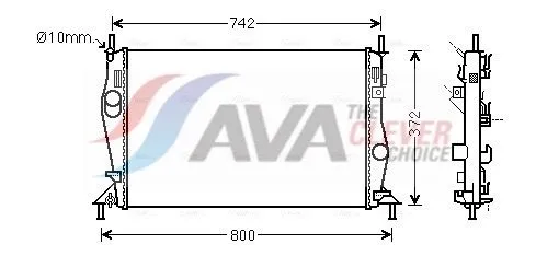 Radiator, engine cooling