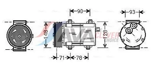 Compressor, air conditioning