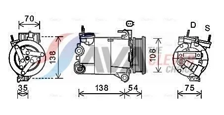 Compressor, air conditioning