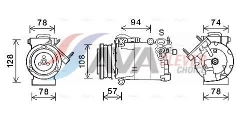 Compressor, air conditioning