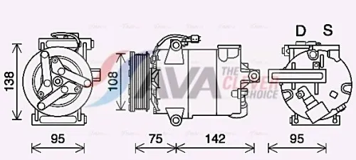 Compressor, air conditioning
