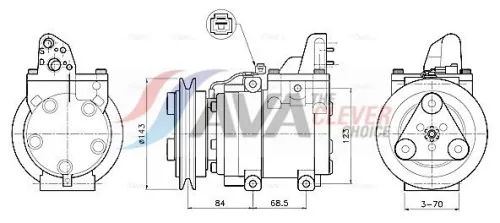 Compressor, air conditioning