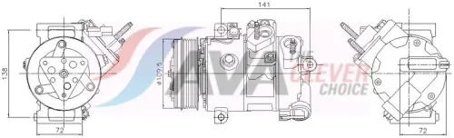 Compressor, air conditioning