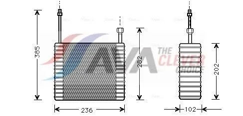Evaporator, air conditioning