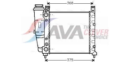 Radiator, engine cooling