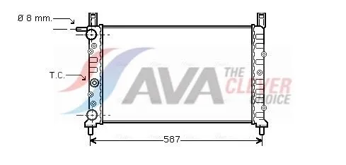 Radiator, engine cooling