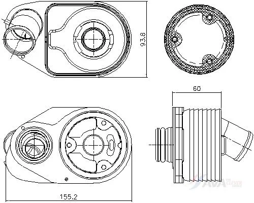 Oil Cooler, engine oil