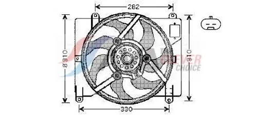 Fan, engine cooling