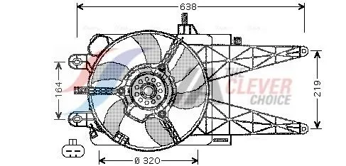 Fan, engine cooling