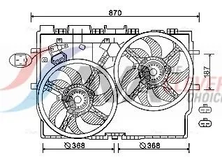 Fan, engine cooling