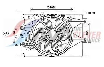Fan, engine cooling