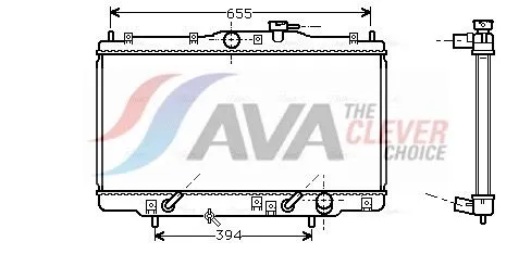 Radiator, engine cooling