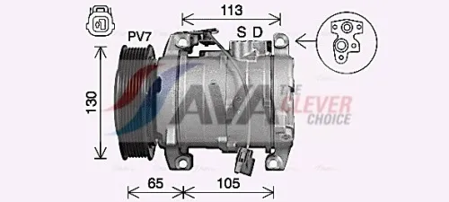 Compressor, air conditioning