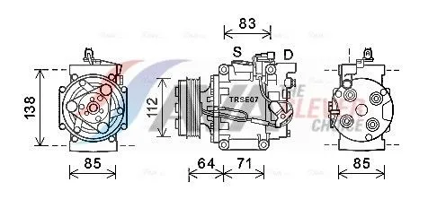 Compressor, air conditioning